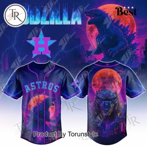 Houston Astros X Godzilla Special Edition Baseball Jersey