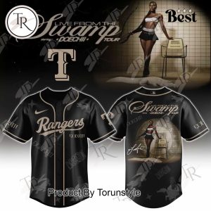 Texas Rangers X Doechii Live From the Swamp Tour 2025 Special Edition Baseball Jersey