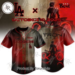 Los Angeles Dodgers X Tron Ares No Going Back 2025 Baseball Jersey