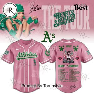Oakland Athletics X Mariah the Scientist Tour Hearts Sold Separately Baseball Jersey