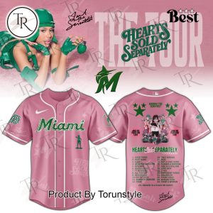 Miami Marlins X Mariah the Scientist Tour Hearts Sold Separately Baseball Jersey