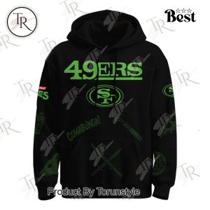 San Francisco 49ers X Teenage Mutant Ninja Turtles Black Edition Hoodie