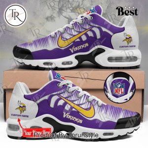 Minnesota Vikings 2025 New Design Custom Name TN Shoes