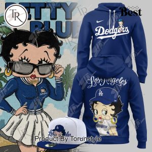 Los Angeles Dodgers X Betty Boop 2025 Limited Edition Blue Hoodie Los Angeles Dodgers X Betty Boop 2025 Limited Edition Blue Hoodie