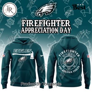 Philadelphia Eagles X Firefighter Application Day 2025 Hoodie