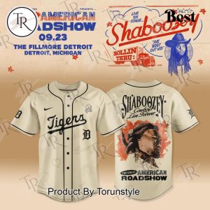 Detroit Tigers X Shaboozey The Great American Roadshow 2025 Baseball Jersey