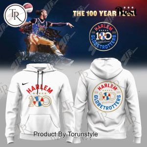 Harlem Globetrotters – The 100 Year Harlem Globetrotters White Edition Hoodie