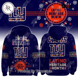 New York Giants X Celebrate Latino Heritage Month 2025 Hoodie