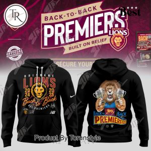 Brisbane Lions X AFL Premiers BACK TO BACK 2024 2025 Hoodie Brisbane Lions X AFL Premiers BACK TO BACK 2024 2025 Hoodie