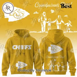 Kansas City Chiefs Grandparents Day 2025 Yellow Edition Hoodie
