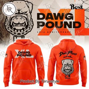 Dawg Pound XL 40th Anniversary Black Edition Hoodie