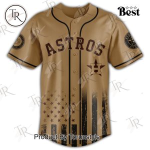 Houston Astros X U.S. Marine Corps 250th Birthday Brown Edition 2025 Baseball Jersey