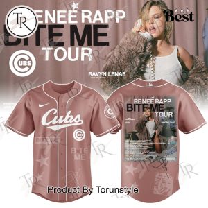Chicago Cubs X Renee Rapp Bite Me Tour 2025 Baseball Jersey