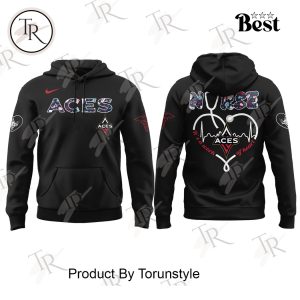 Las Vegas Aces – NURSES Night Black Edition Hoodie