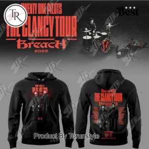 Twenty One Pilots The Clancy Tour Breach 2025 V2 Hoodie Twenty One Pilots The Clancy Tour Breach 2025 V2 Hoodie