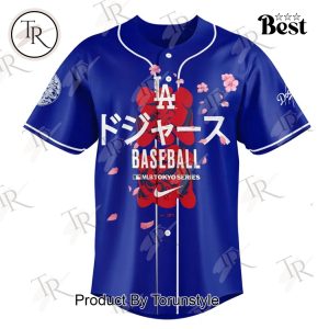 Los Angeles Dodgers Tokyo Series 2025 New Era Baseball Jersey