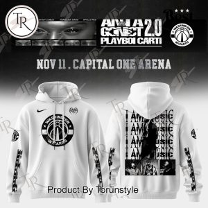 Washington Wizards X Playboi Carti Antagonist Tour 2.0 Limited Edition Hoodie – White