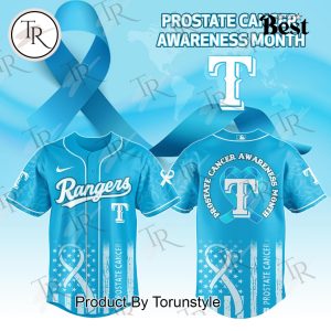 Texas Rangers X Prostate Cancer Awareness Blue Edition 2025 Baseball Jersey Texas Rangers X Prostate Cancer Awareness Blue Edition 2025 Baseball Jersey