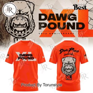 Dawg Pound XL 40th Anniversary Orange Edition Hoodie