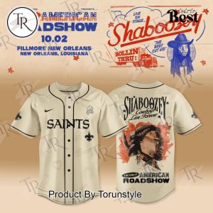 New Orleans Saints X Shaboozey The Great American Roadshow 2025 Baseball Jersey