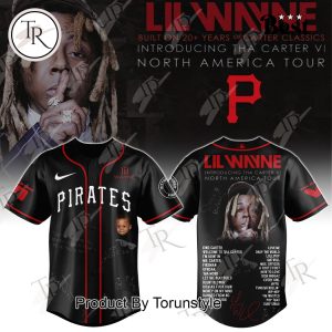 Pittsburgh Pirates X Lil Wayne – Tour Tha Carter VI Black Edition Baseball Jersey