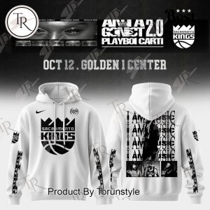 Sacramento Kings X Playboi Carti Antagonist Tour 2.0 Limited Edition Hoodie – White
