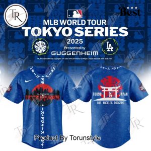 Los Angeles Dodgers Japan World Tour Tokyo Series 2025 Baseball Jersey Los Angeles Dodgers Japan World Tour Tokyo Series 2025 Baseball Jersey