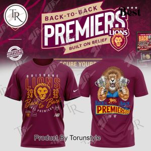 Brisbane Lions X AFL Premiers BACK TO BACK 2024 2025 Ver2 Hoodie