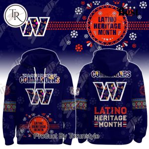 Washington Commanders X Celebrate Latino Heritage Month 2025 Hoodie