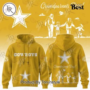Dallas Cowboys Grandparents Day 2025 Yellow Edition Hoodie