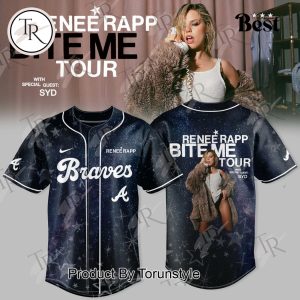 Atlanta Braves X Renee Rapp Bite Me Tour 2025 Baseball Jersey