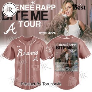 Atlanta Braves X Renee Rapp Bite Me Tour 2025 Baseball Jersey