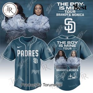 San Diego Padres X Brandy and Monica “The Boy Is Mine” Tour 2025 Baseball Jersey