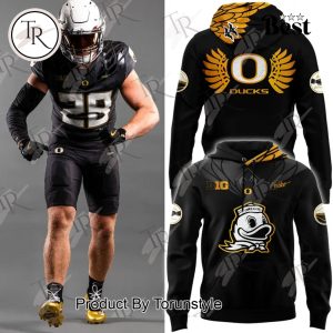 Oregon Duck -  University of Oregon Ducks Black Edition Hoodie