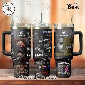Chris Brown – Tour 2025 Breezy Bowl XX 40oz Tumbler