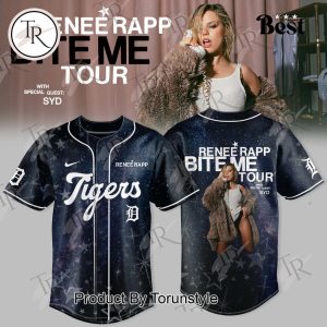 Detroit Tigers X Renee Rapp Bite Me Tour 2025 Baseball Jersey