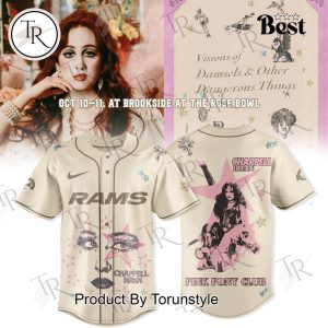 Los Angeles Rams X Sombr – Tour 2025 The Late Nights And Young Romance White Hoodie