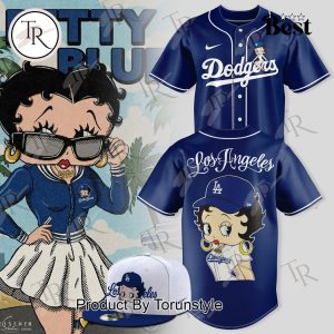 Los Angeles Dodgers X Betty Boop 2025 Limited Edition Blue Baseball Jersey