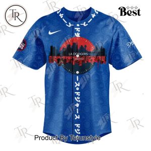 Los Angeles Dodgers Japan World Tour Tokyo Series 2025 Baseball Jersey