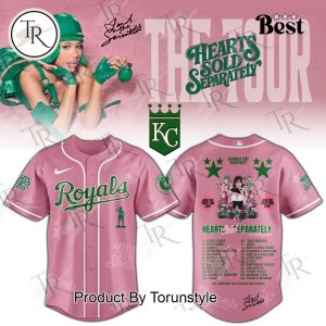 Kansas City Royals X Mariah the Scientist Tour Hearts Sold Separately Baseball Jersey