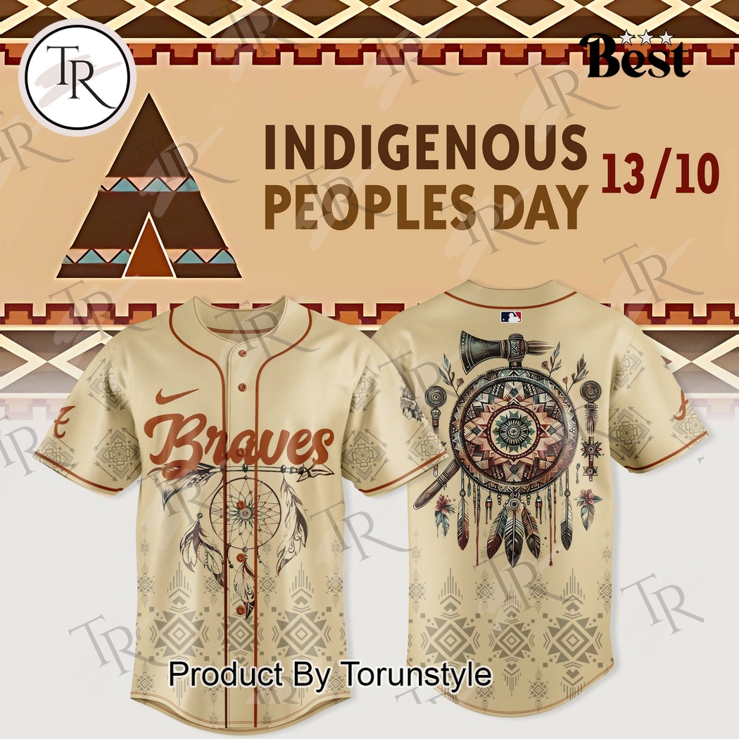 Atlanta Braves - Indigenous Peoples Day 2025 Baseball Jersey Atlanta Braves - Indigenous Peoples Day 2025 Baseball Jersey