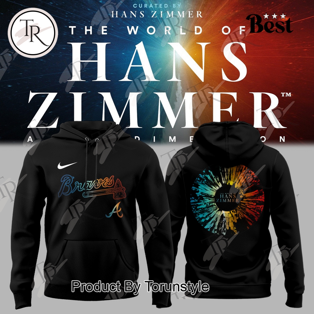 Atlanta Braves X Hans Zimmer - Tour 2025 A New Dimension Black Edition Hoodie Atlanta Braves X Hans Zimmer - Tour 2025 A New Dimension Black Edition Hoodie