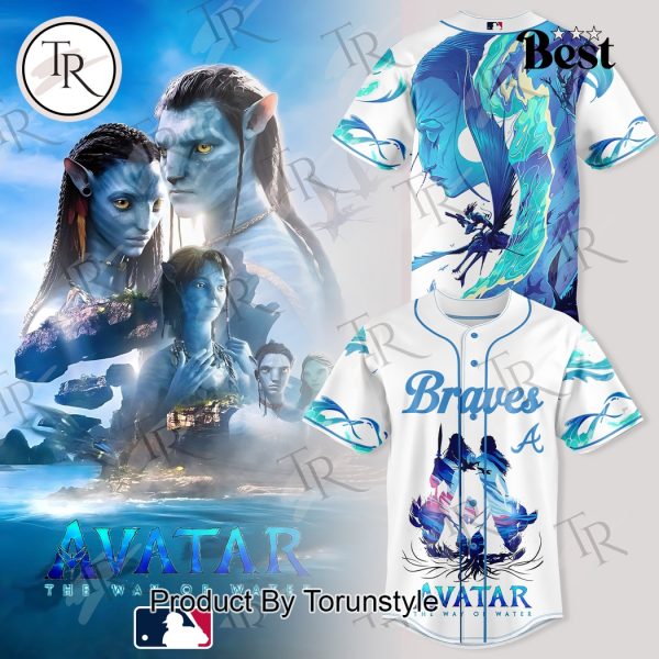 Atlanta Braves X Movie Avatar 2: The Way Of Water 2025 Baseball Jersey ...