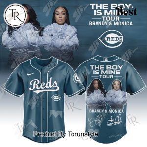 Cincinnati Reds X Brandy and Monica “The Boy Is Mine” Tour 2025 Baseball Jersey