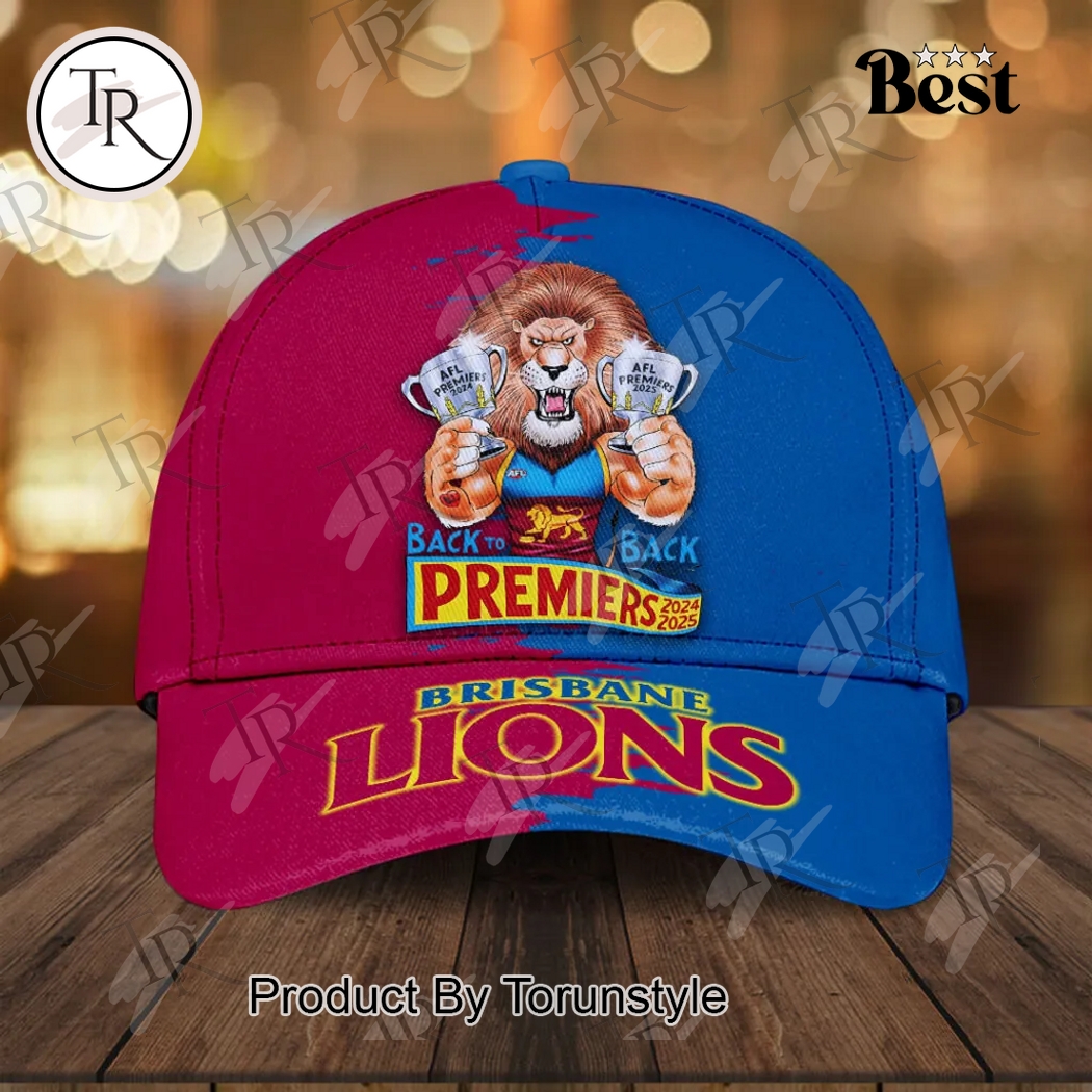 Brisbane Lions X AFL Premiers BACK TO BACK 2024 2025 Ver2 Cap Brisbane Lions X AFL Premiers BACK TO BACK 2024 2025 Ver2 Cap