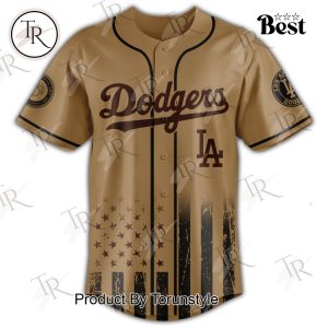 Los Angeles Dodgers X U.S. Marine Corps 250th Birthday Brown Edition 2025 Baseball Jersey