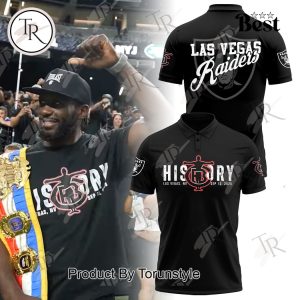 Las Vegas Raiders X Terence Crawford History Polo Shirt