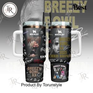 Chris Brown – Tour 2025 Breezy Bowl XX 40oz Tumbler
