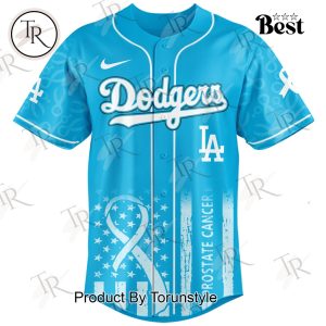 Los Angeles Dodgers X Prostate Cancer Awareness Blue Edition 2025 Baseball Jersey
