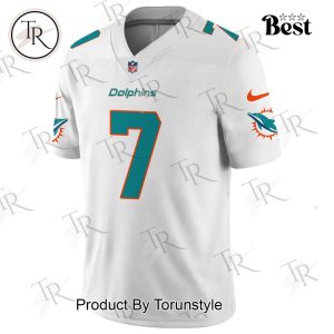 Miami Dolphins X IShowSpeed 7 2025 White Football Jersey